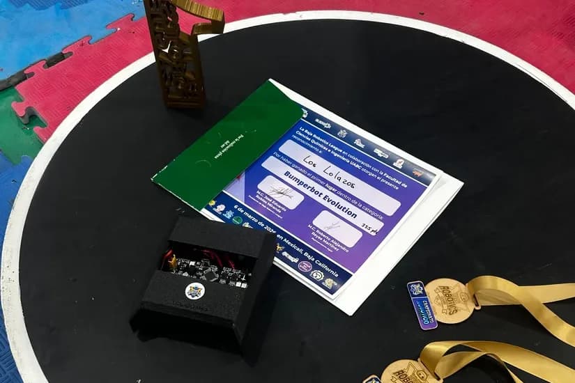 Primer lugar en BumperBot Evolution — Baja Robotics League, UABC Tijuana 2026
