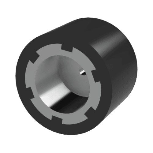 Par de rines de aluminio para robot Mini Sumo de FDJ Robotics