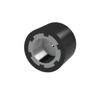 Par de Rines Robustos de Aluminio para Robot Mini Sumo Competitivo